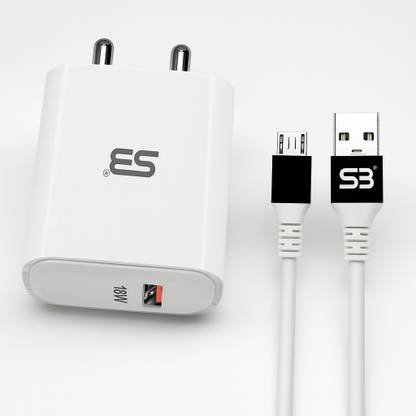 SB 18 W Quick Charge 3.4 A Wall Charger for Mobile with Detachable Cable