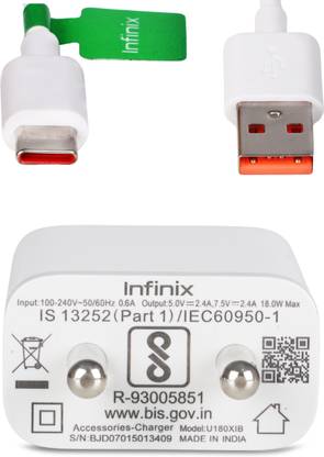 Infinix Quick Charge 2 A Wall Charger for Mobile