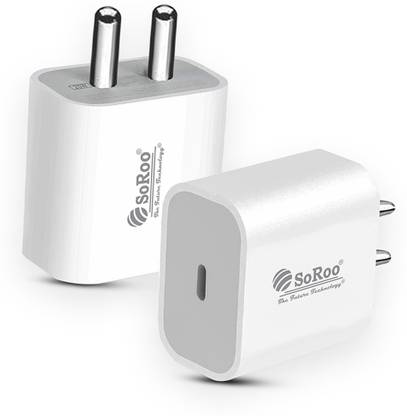Soroo Future 20 W PD 5 A Wall Charger for Mobile with Detachable Cable