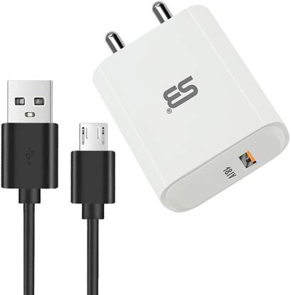 SB 18 W Quick Charge 3.1 A Wall Charger for Mobile with Detachable Cable