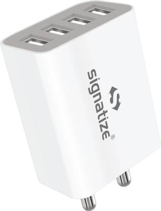 SIGNATIZE Quick Charge 4.2 A Wall Charger for Mobile with Detachable Cable