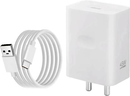 OPPO 45 W SuperVOOC 3 A Wall Charger for Mobile with Detachable Cable