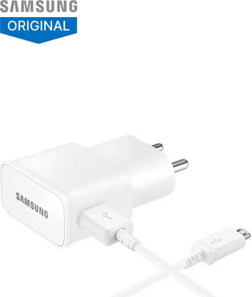 SAMSUNG 10 W 2 A Wall Charger for Mobile with Detachable Cable