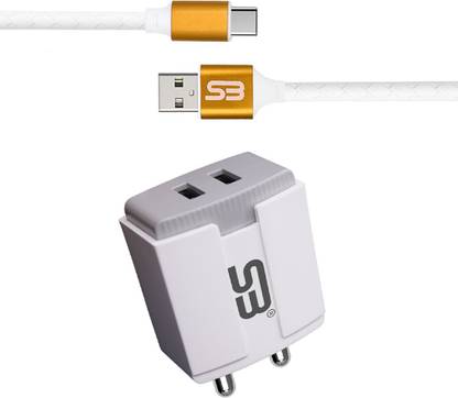 SB 12 W 3.4 A Wall Charger for Mobile with Detachable Cable