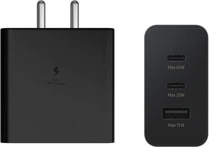 VELOGK 65 W SuperVOOC 3 A 3 Port Mobile Charger