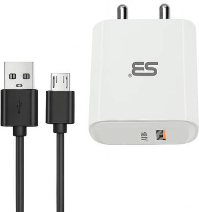 SB 18 W Quick Charge 3.1 A Wall Charger for Mobile with Detachable Cable