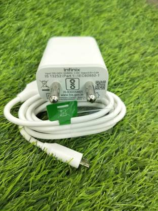 Infinix Power GaN 2 A Wall Charger for Mobile with Detachable Cable