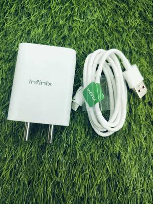 Infinix 33 W Quick Charge 3.4 A Wall Charger for Mobile with Detachable Cable