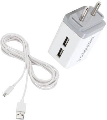 Deepsheila 5 W Adaptive Charging 3.4 A Wall Charger for Mobile with Detachable Cable