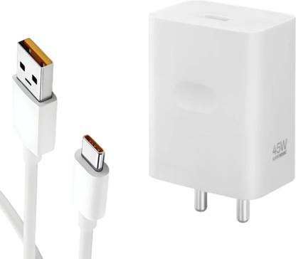 PECZARDH 45 W SuperVOOC 5 A Wall Charger for Mobile with Detachable Cable
