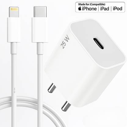 RoarX 25 W Supercharge 3.1 A Wall Charger for Mobile with Detachable Cable