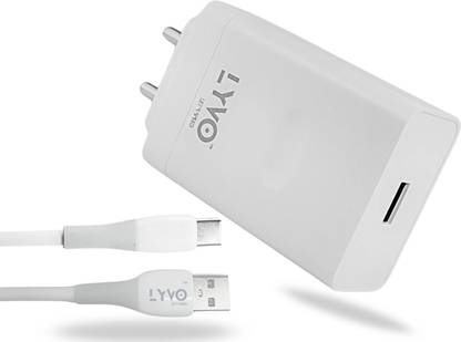 LYVO 100 W SuperVOOC 7.3 A Wall Charger for Mobile with Detachable Cable