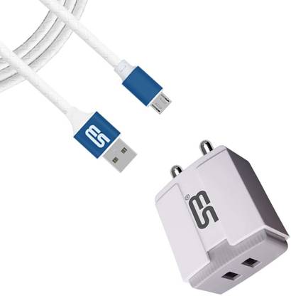 shopbucket 12 W 3.4 A Wall Charger for Mobile with Detachable Cable