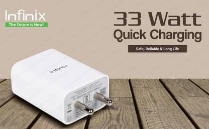 Infinix 33 W Supercharge 3.4 A Wall Charger for Mobile