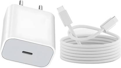 Sulania 20 W PD 3 A Wall Charger for Mobile with Detachable Cable