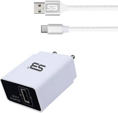SB 18 W Quick Charge 3.4 A Wall Charger for Mobile with Detachable Cable