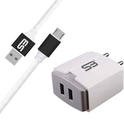 shopbucket 12 W 3.4 A Wall Charger for Mobile with Detachable Cable