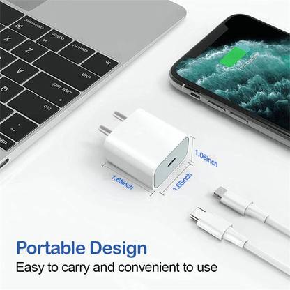 Quprak 20 W PD 3 A Wall Charger for Mobile
