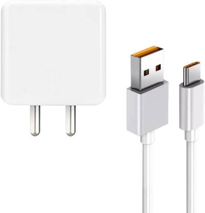 MAK 80 W SuperVOOC 4.8 A Wall Charger for Mobile with Detachable Cable