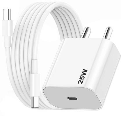 RVAT 25 W PD 3 A Wall Charger for Mobile with Detachable Cable