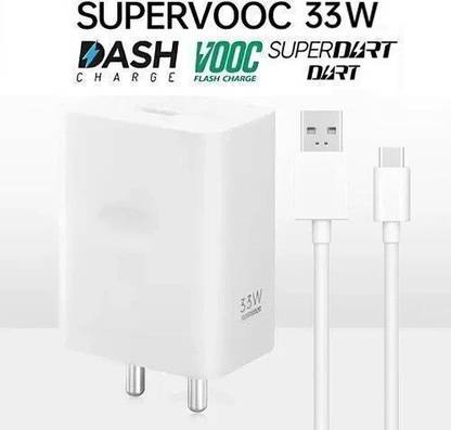 CLAT 33 W SuperVOOC 6 A Wall Charger for Mobile with Detachable Cable