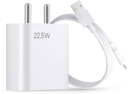 दवज 22.5W TURBO CHARGE WITH 6 AMP DATA CABLE FOR Poco M6 Pro 5G / POCO M4 चार्जर