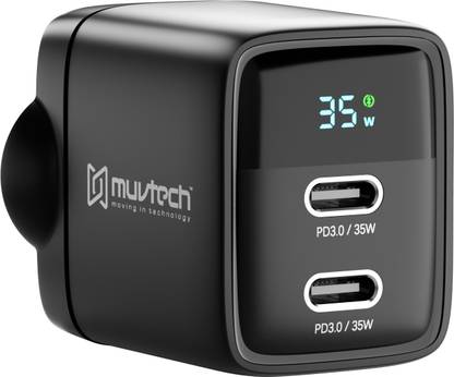 MuvTech 35 W PD 5 A Wall Charger for Mobile