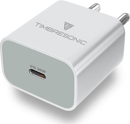 TIMBRESONIC 20 W PD 3 A Wall Charger for Mobile