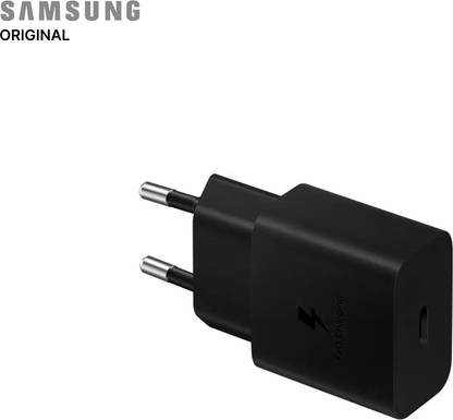 [For Paytm Wallet] SAMSUNG 15 W 3 A Mobile Charger with Detachable Cable  (Black)