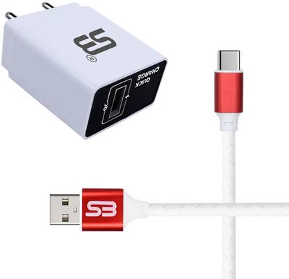 SB 18 W Quick Charge 3.4 A Wall Charger for Mobile with Detachable Cable
