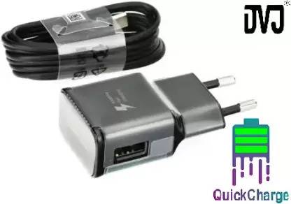 DVJ 15 W Adaptive Charging Wall Charger for Mobile with Detachable Cable
