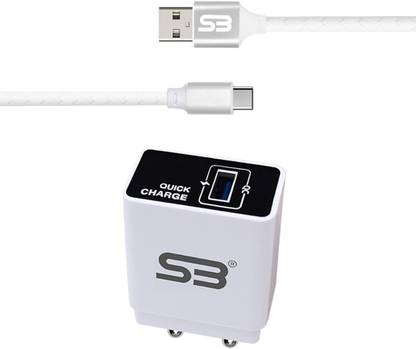 SB 18 W Quick Charge 3.4 A Wall Charger for Mobile with Detachable Cable