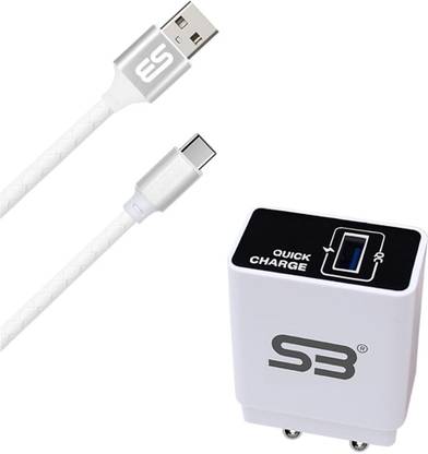 SB 18 W Quick Charge 3.4 A Wall Charger for Mobile with Detachable Cable