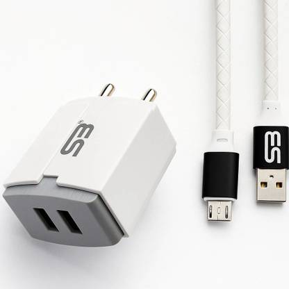 shopbucket 12 W 3.4 A Wall Charger for Mobile with Detachable Cable