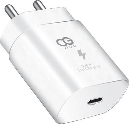 OG AUDIO 45 W Quick Charge 4.8 A Wall Charger for Mobile with Detachable Cable
