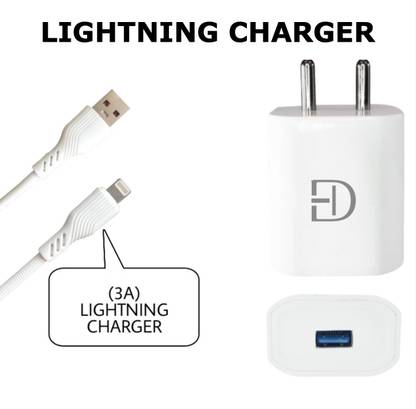 Ditto Hub 2.4 A Wall Charger for Mobile with Detachable Cable