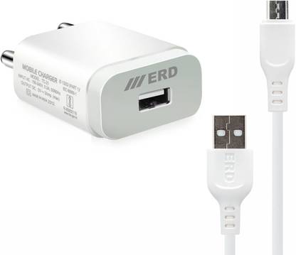 ERD 2 A Wall Charger for Mobile with Detachable Cable