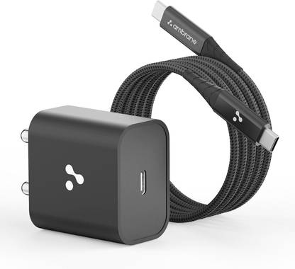 Ambrane 20 W 3 A Wall Charger for Mobile with Detachable Cable