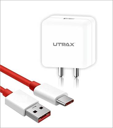 UTRAX 65 W SuperVOOC 6 A Single Port Mobile Charger with Detachable Cable