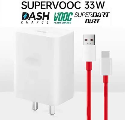 CLAT 33 W SuperVOOC 6 A Wall Charger for Mobile with Detachable Cable