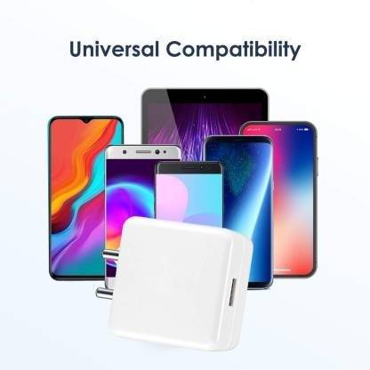 SHOPIES 85 W Quick Charge 4 A Wall Charger for Mobile with Detachable Cable