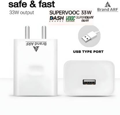 brandarf 33 W SuperVOOC 4.2 A Wall Charger for Mobile with Detachable Cable