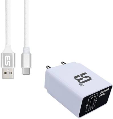 SB 18 W Quick Charge 3.4 A Wall Charger for Mobile with Detachable Cable
