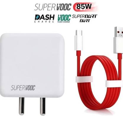 mobspot 85 W SuperVOOC 6 A Wall Charger for Mobile with Detachable Cable