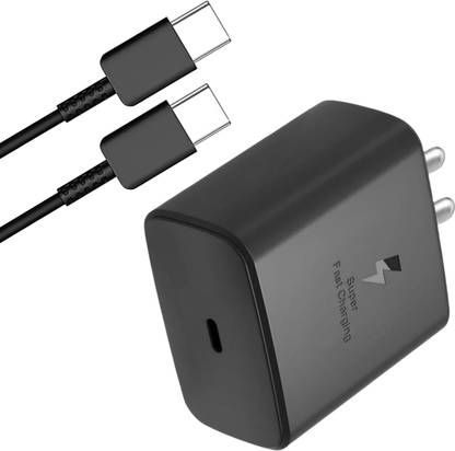 Heatmor 45 W Quick Charge 5 A Wall Charger for Mobile with Detachable Cable