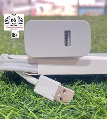BKN 66 W Quick Charge Wall Charger for Mobile with Detachable Cable