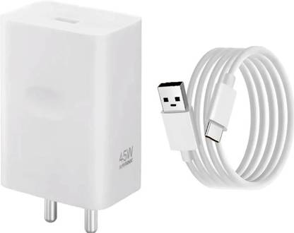OPPO 45 W SuperVOOC 4 A Wall Charger for Mobile with Detachable Cable