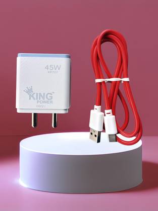 KING 45 W HyperCharge 4 A Multi-pin Wall Charger for Mobile with Detachable Cable