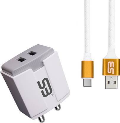 SB 12 W 3.4 A Wall Charger for Mobile with Detachable Cable
