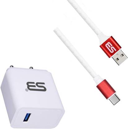 shopbucket 18 W Quick Charge 3 A Wall Charger for Mobile with Detachable Cable